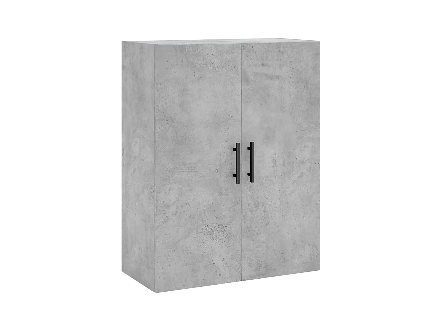 Highboard Betongrau 69,5x34x180 cm Holzwerkstoff
