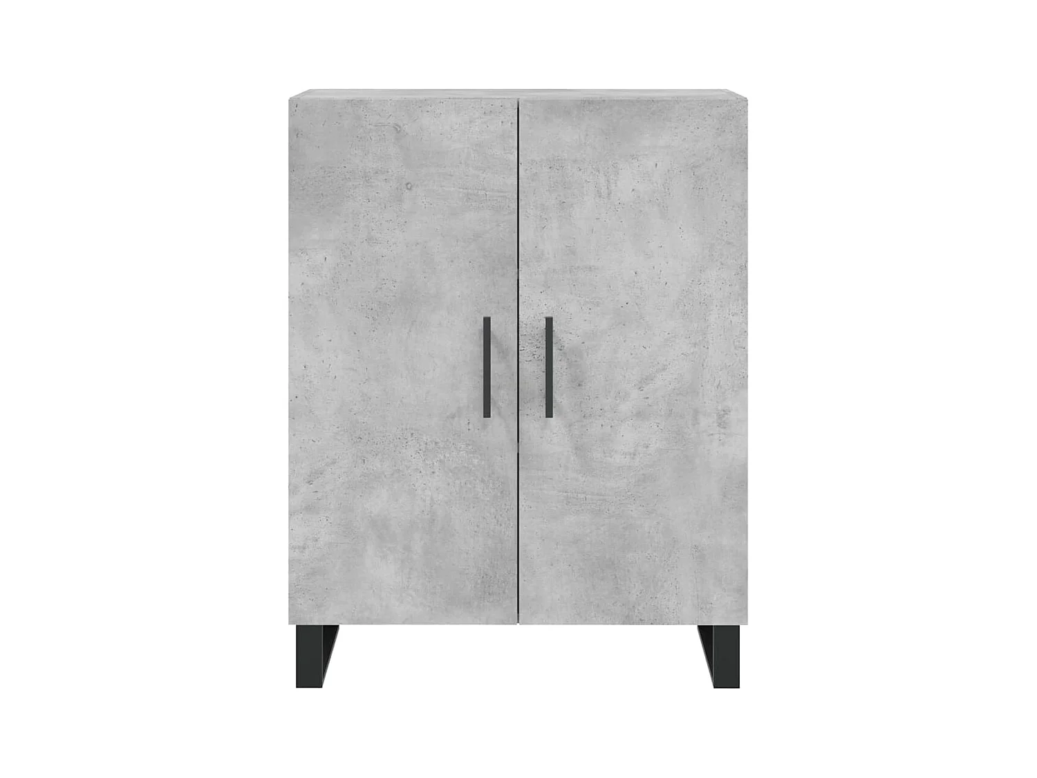 Highboard Betongrau 69,5x34x180 cm Holzwerkstoff