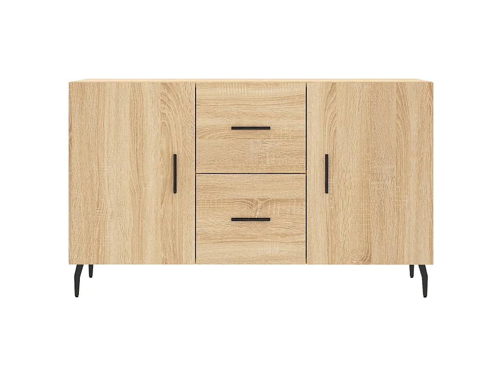 Buffet chêne sonoma 100x36x60 cm bois d'ingénierie