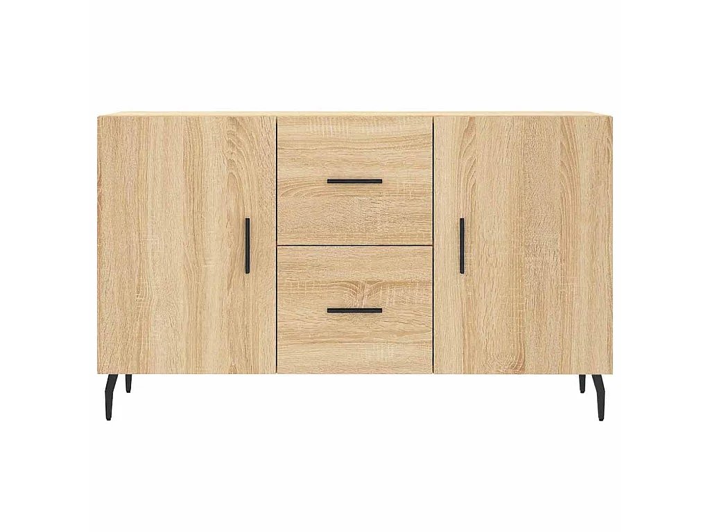Buffet chêne sonoma 100x36x60 cm bois d'ingénierie