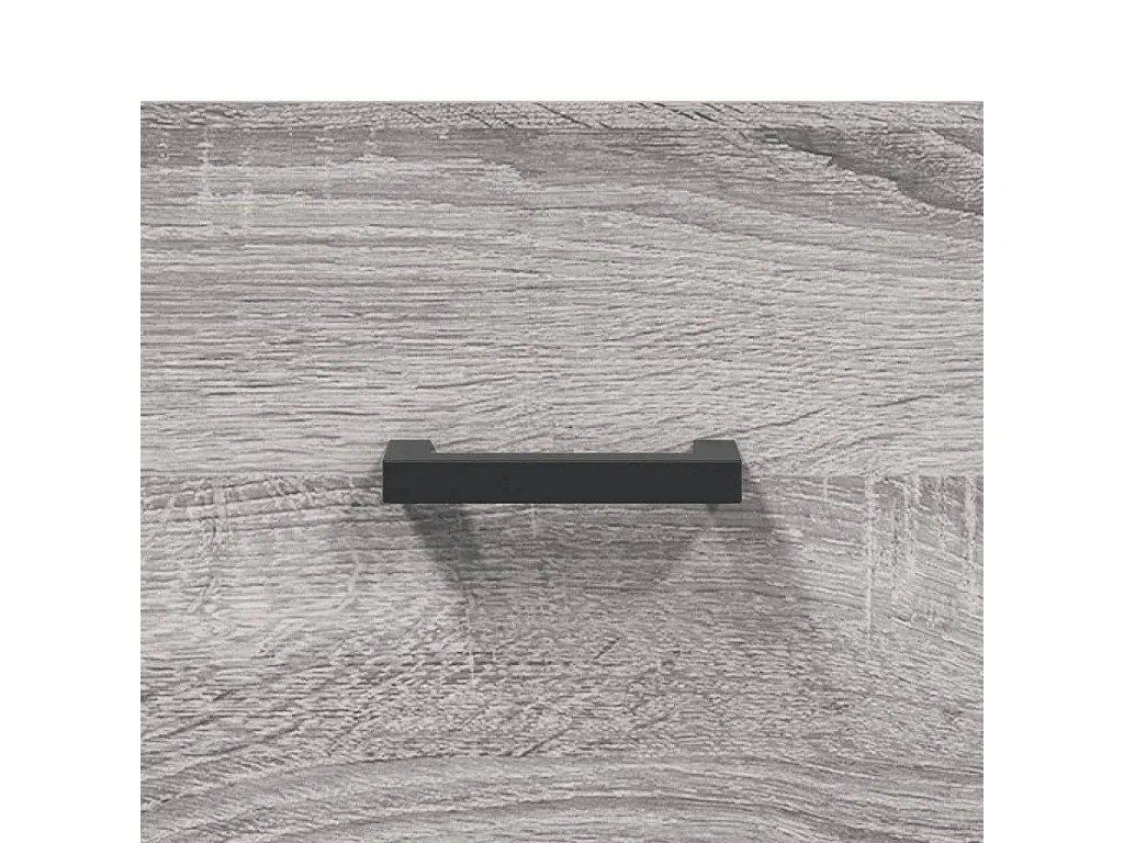 Buffet haut sonoma gris 69,5x31x115 cm bois d'ingénierie