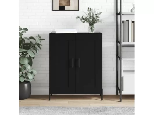 Kauf Unique Sideboard Schwarz 69,5x34x90 cm Holzwerkstoff