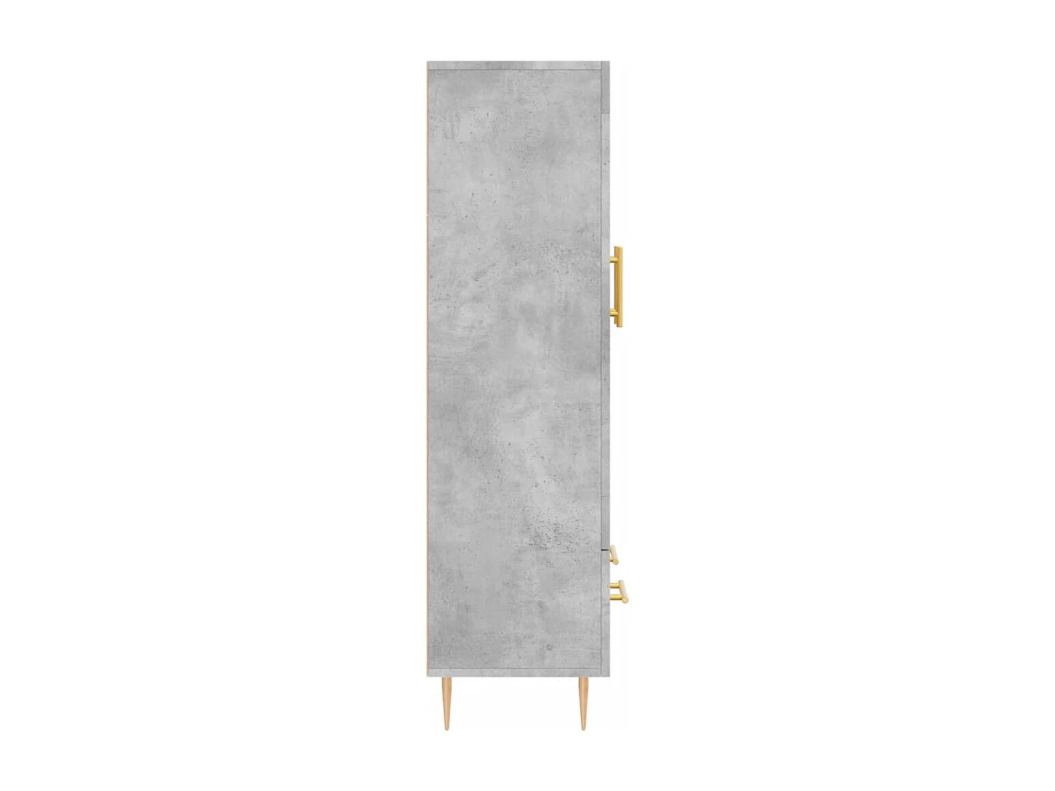 Highboard Betongrau 69,5x31x115 cm Holzwerkstoff