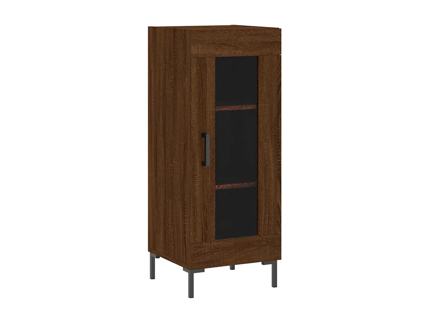 Buffet Chêne marron 34,5x34x90 cm Bois d'ingénierie