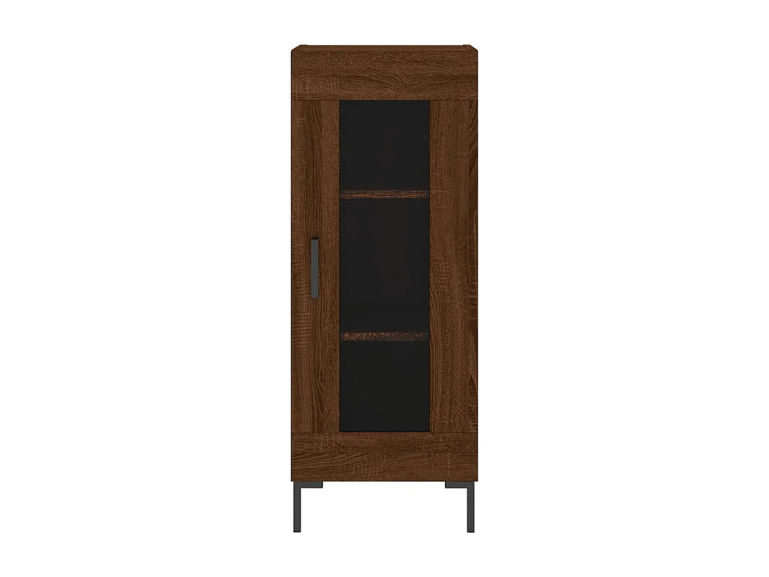 Buffet Chêne marron 34,5x34x90 cm Bois d'ingénierie