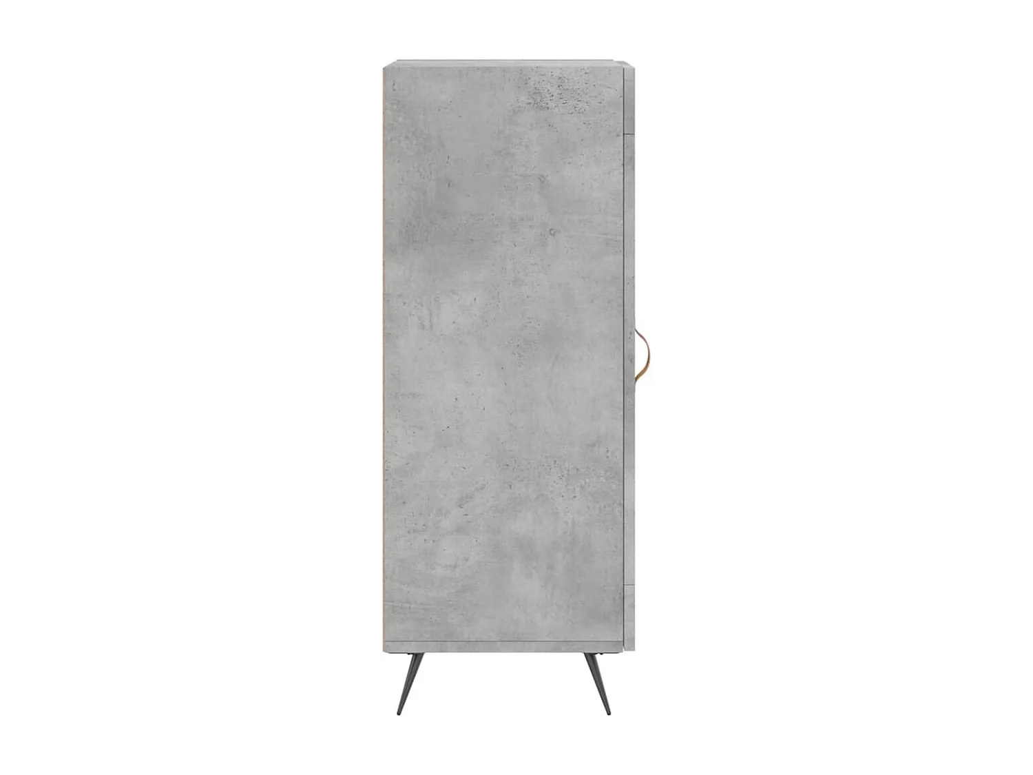 Buffet Gris béton 34,5x34x90 cm Bois d'ingénierie