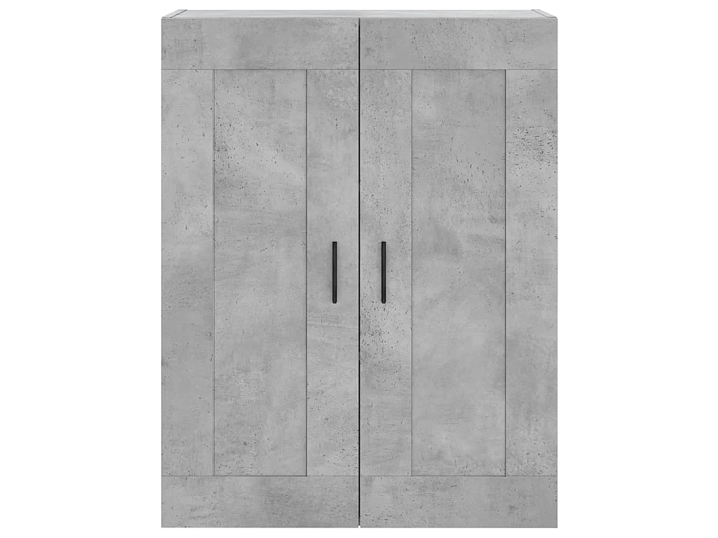 Highboard Betongrau 69,5x34x180 cm Holzwerkstoff
