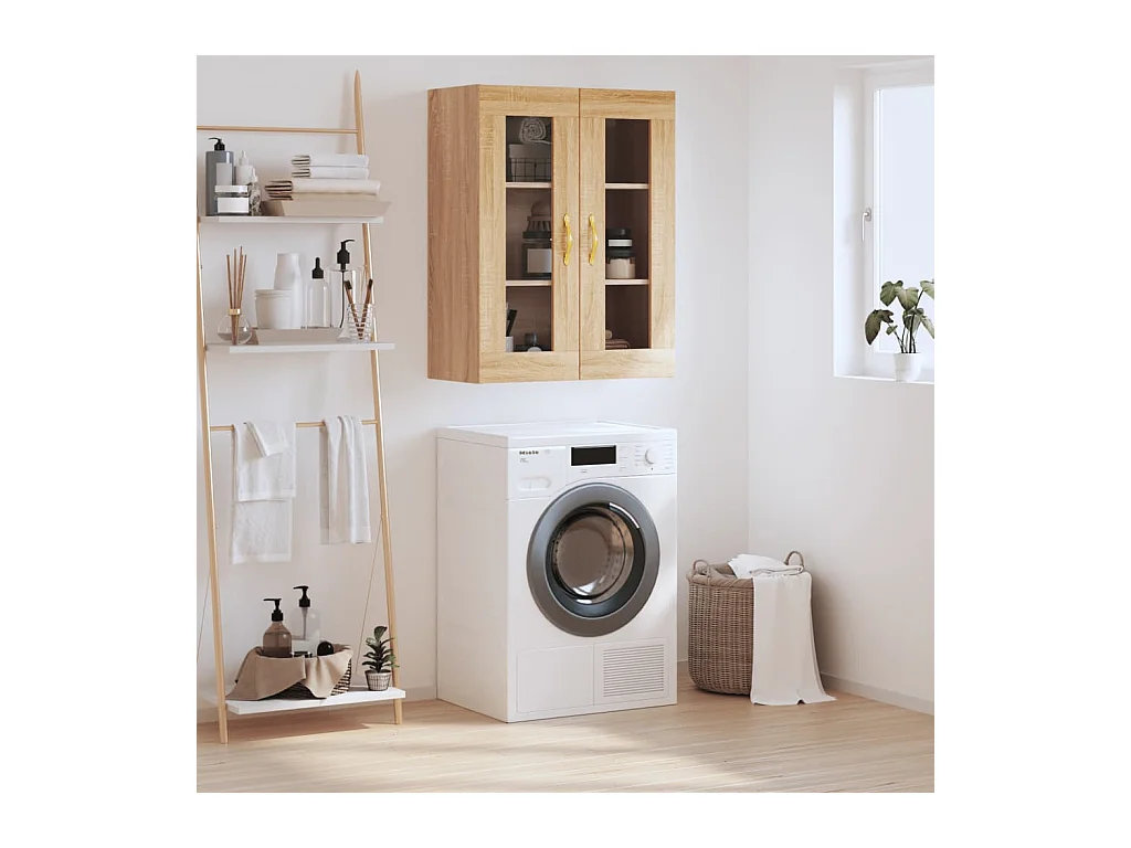 Armoire murale chêne sonoma 69,5x34x90 cm
