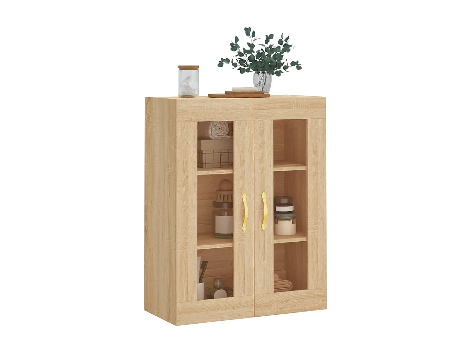 Armoire murale chêne sonoma 69,5x34x90 cm