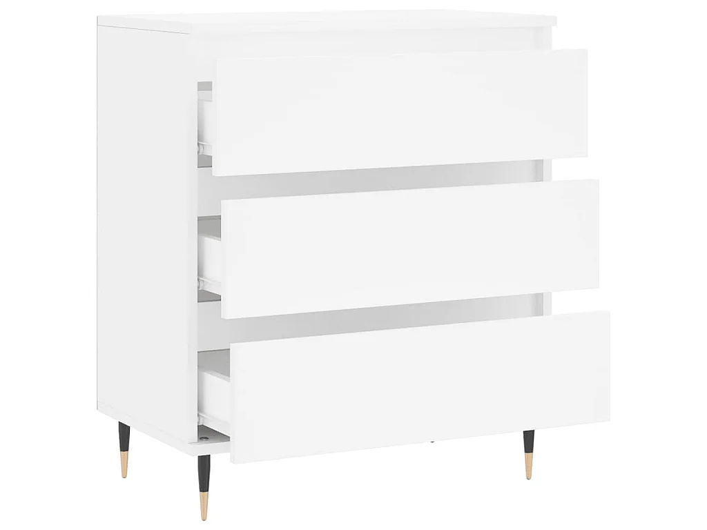 Buffet Blanc 60x35x70 cm Bois d'ingénierie