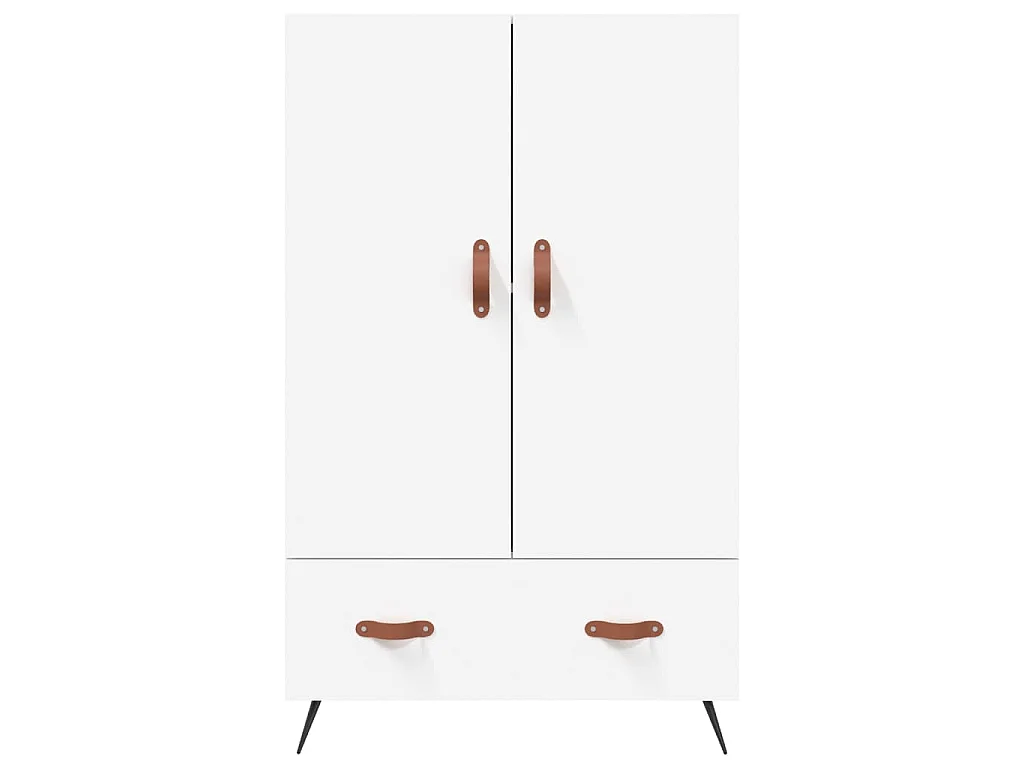 Highboard Weiß 69,5x31x115 cm Holzwerkstoff