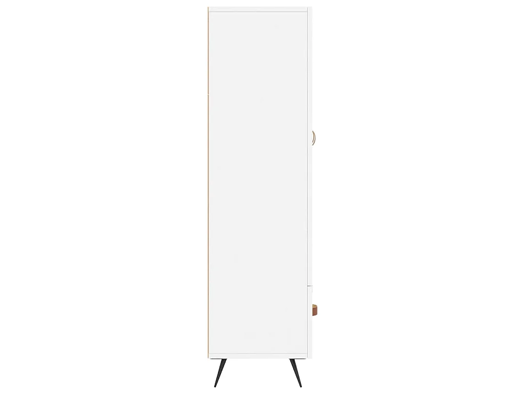 Highboard Weiß 69,5x31x115 cm Holzwerkstoff