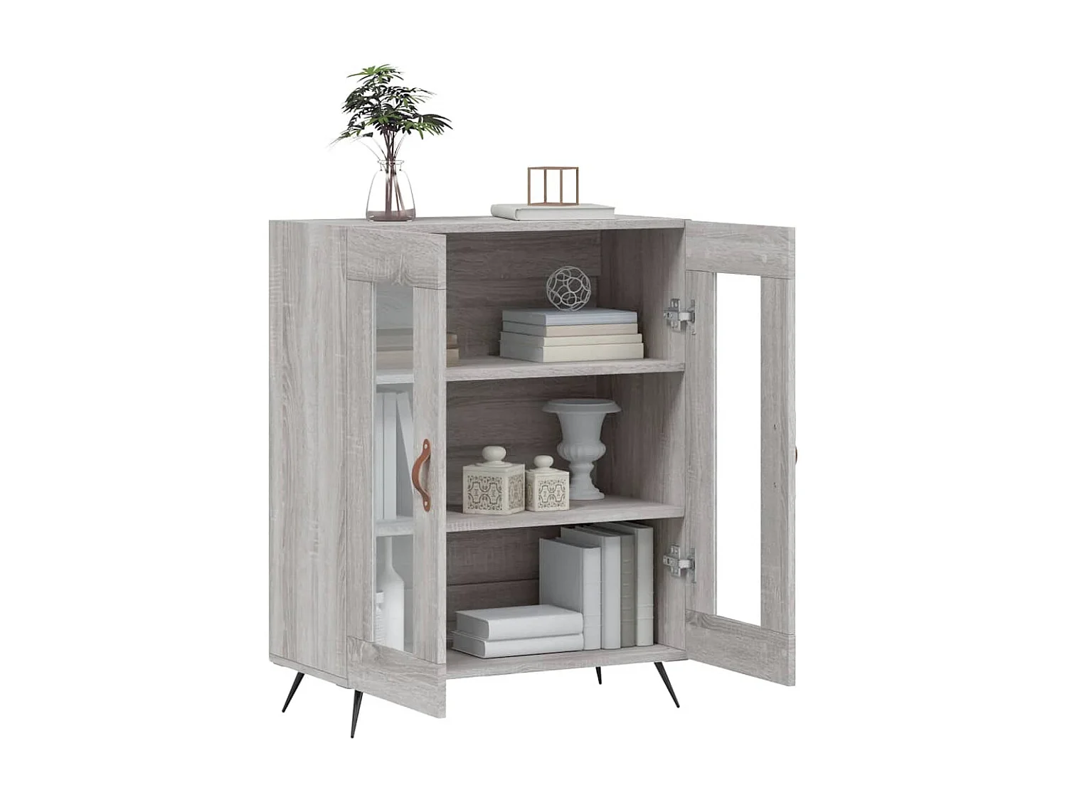 Buffet sonoma gris 69,5x34x90 cm bois d'ingénierie