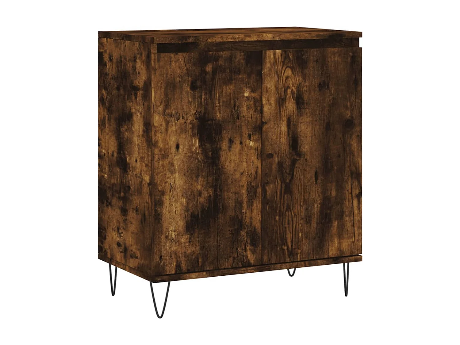 Credenza Rovere Fumo 60x35x70 cm in Legno Multistrato