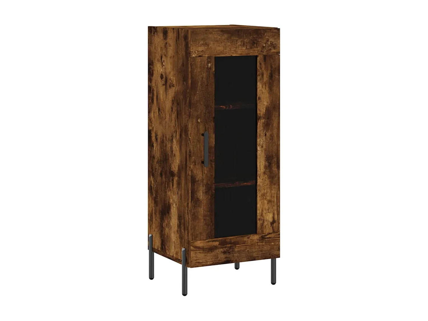 Buffet Chêne fumé 34,5x34x90 cm Bois d'ingénierie