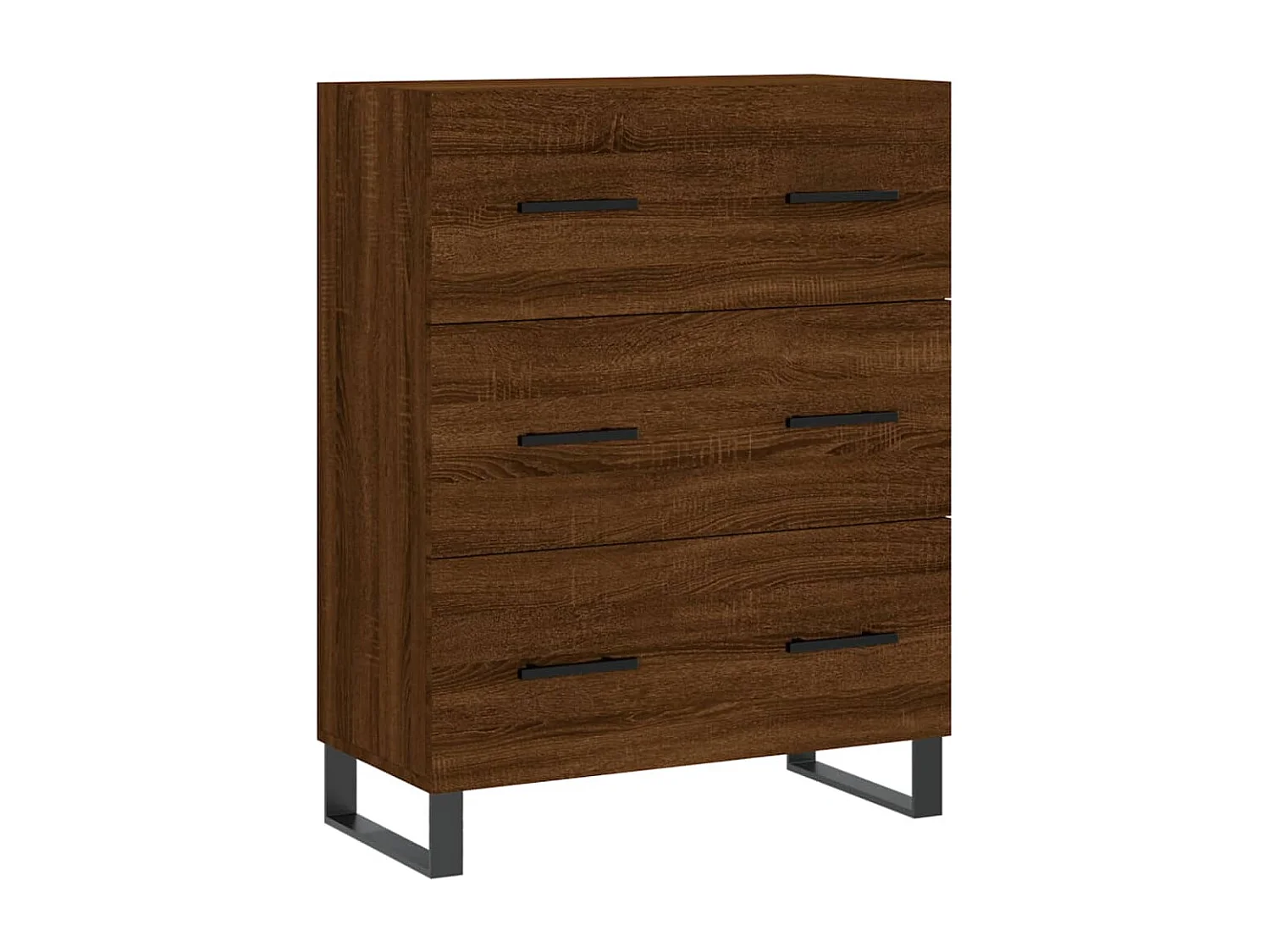 Sideboard Braun Eichen-Optik 69,5x34x90 cm Holzwerkstoff