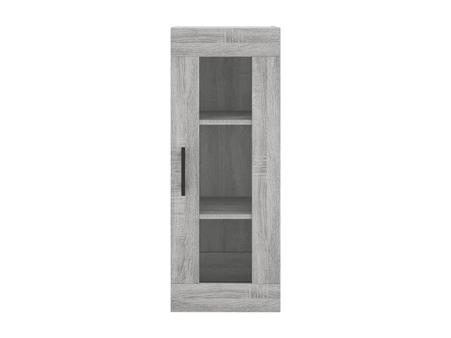 Credenza Grigio Sonoma 34,5x34x180 cm in Legno Multistrato