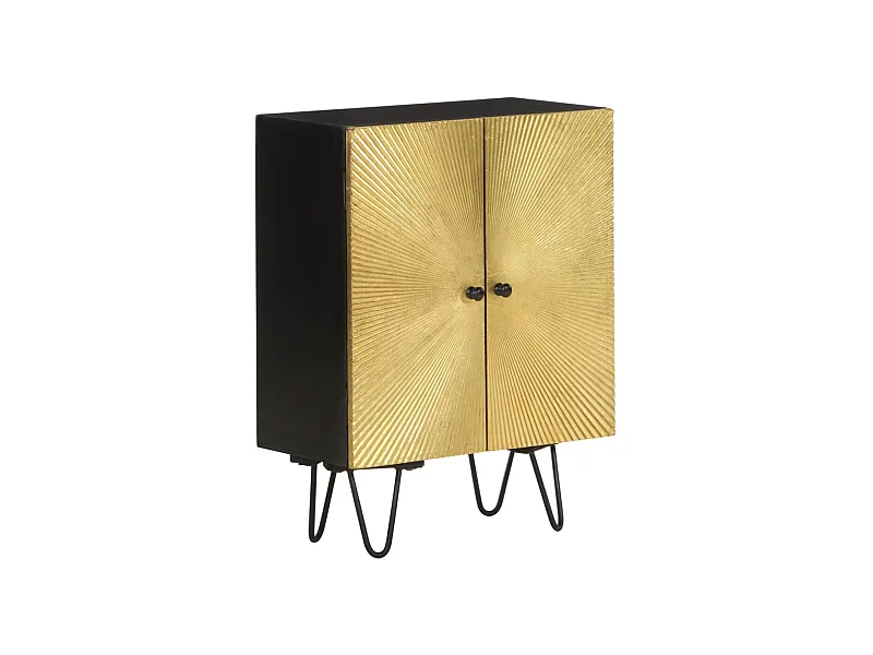 Sideboard 55x30x75 cm Massivholz Mango