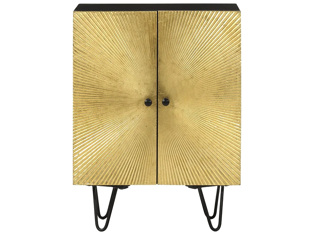 Credenza 55x30x75 cm in Legno Massello di Mango