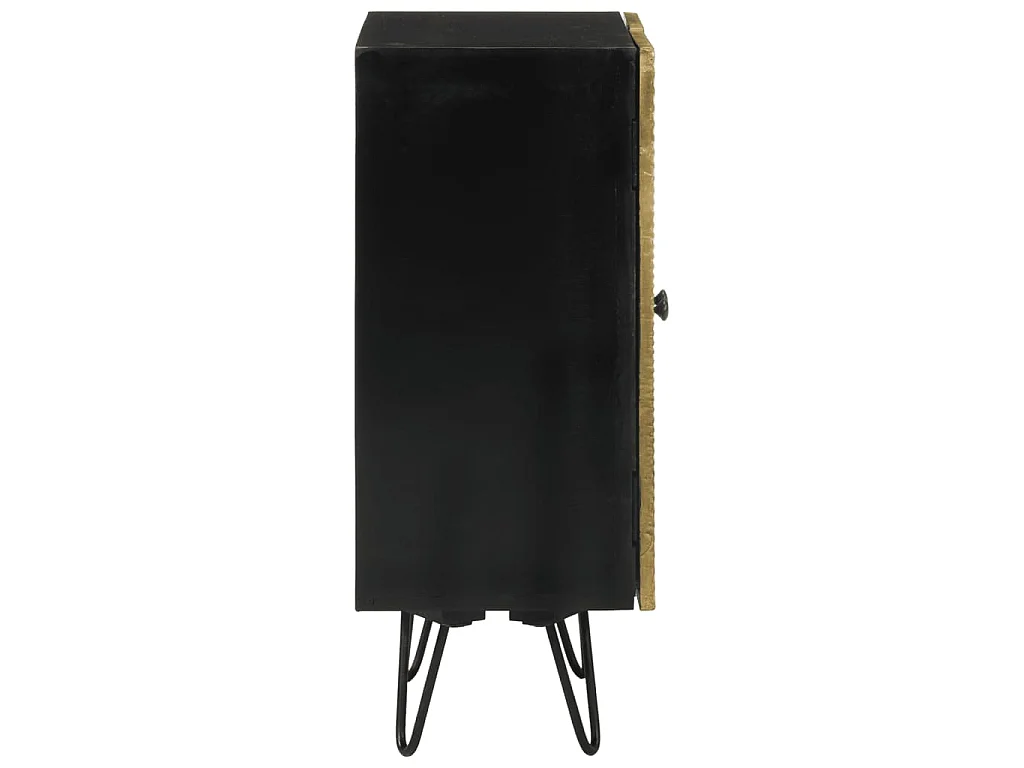Credenza 55x30x75 cm in Legno Massello di Mango