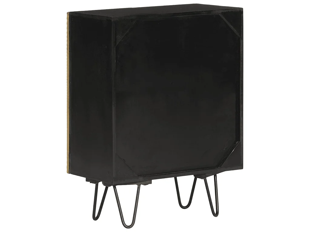 Buffet 55x30x75 cm bois massif de manguier