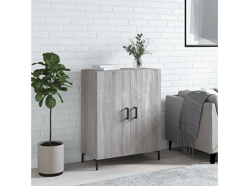 Sideboard Grau Sonoma 69,5x34x90 cm Holzwerkstoff