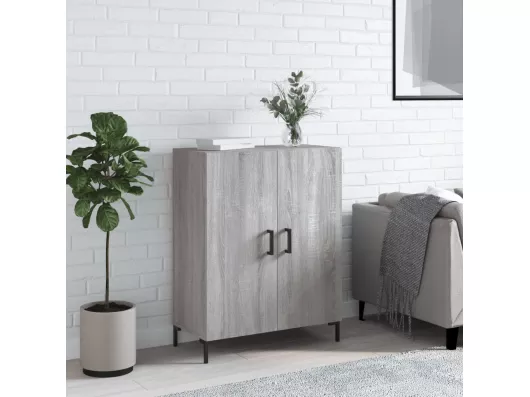 Kauf Unique Sideboard Grau Sonoma 69,5x34x90 cm Holzwerkstoff