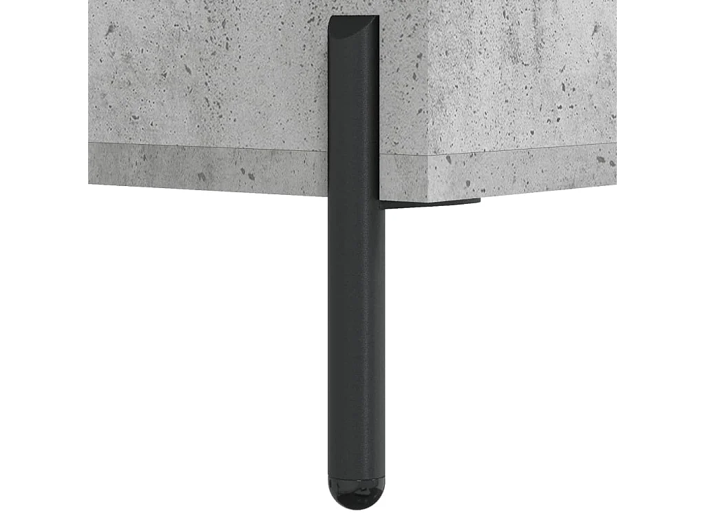 Highboard Betongrau 34,5x34x180 cm Holzwerkstoff