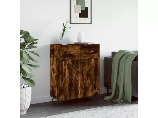 Kauf Unique Sideboard Räuchereiche 69,5x34x90 cm Holzwerkstoff