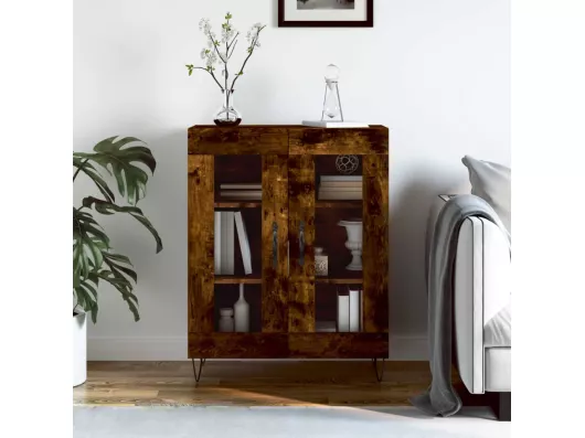 Kauf Unique Sideboard Räuchereiche 69,5x34x90 cm Holzwerkstoff