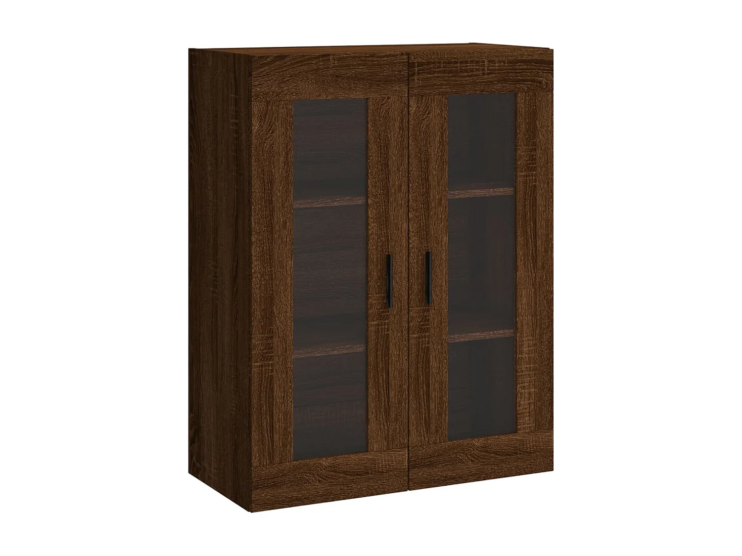 Mobile a Parete Rovere Marrone 69,5x34x90 cm
