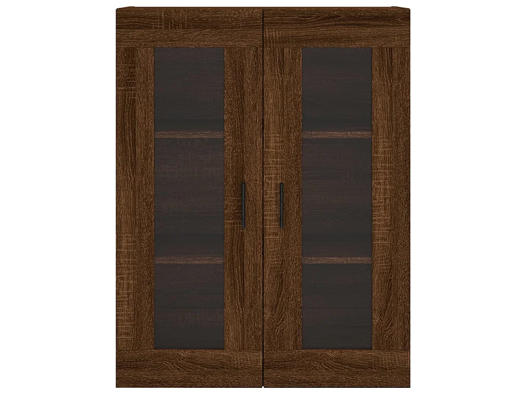 Mobile a Parete Rovere Marrone 69,5x34x90 cm