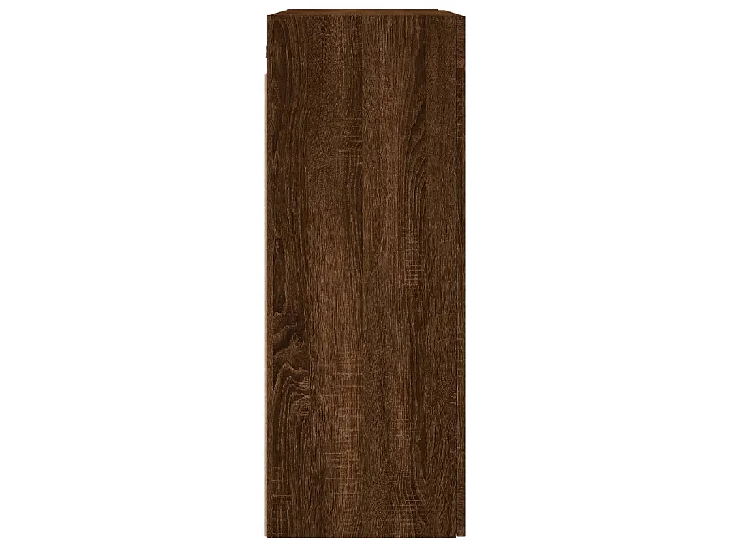 Mobile a Parete Rovere Marrone 69,5x34x90 cm