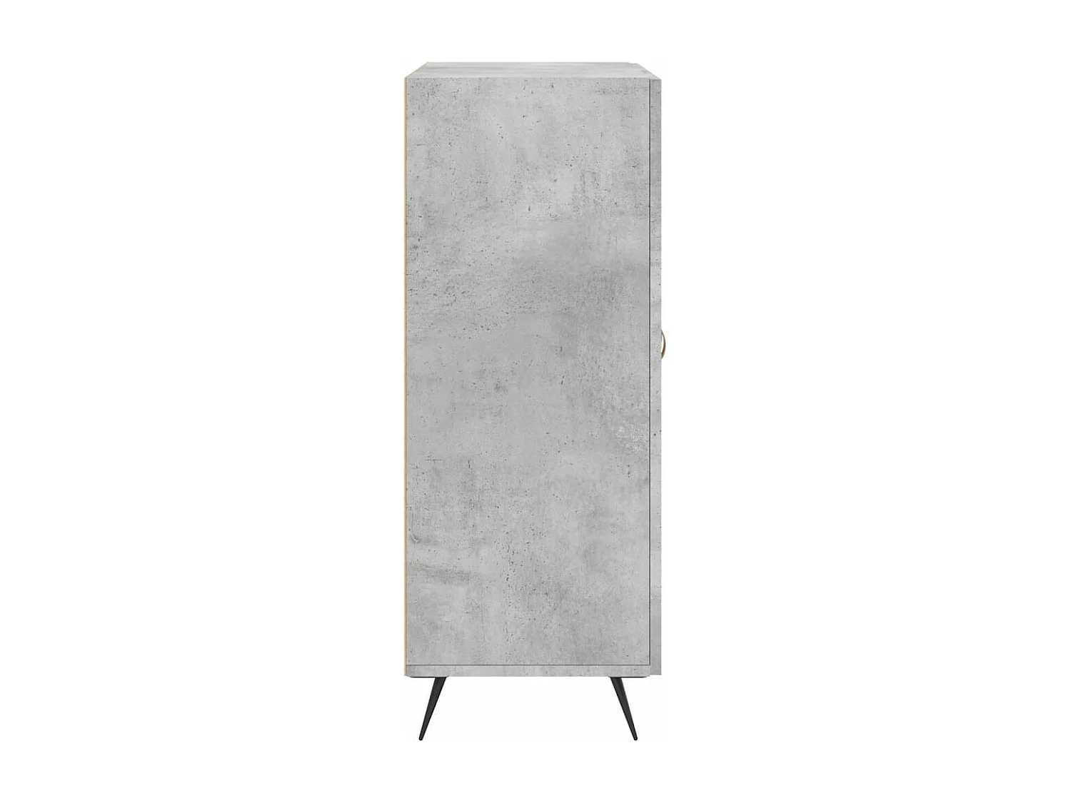 Buffet gris béton 69,5x34x90 cm bois d'ingénierie