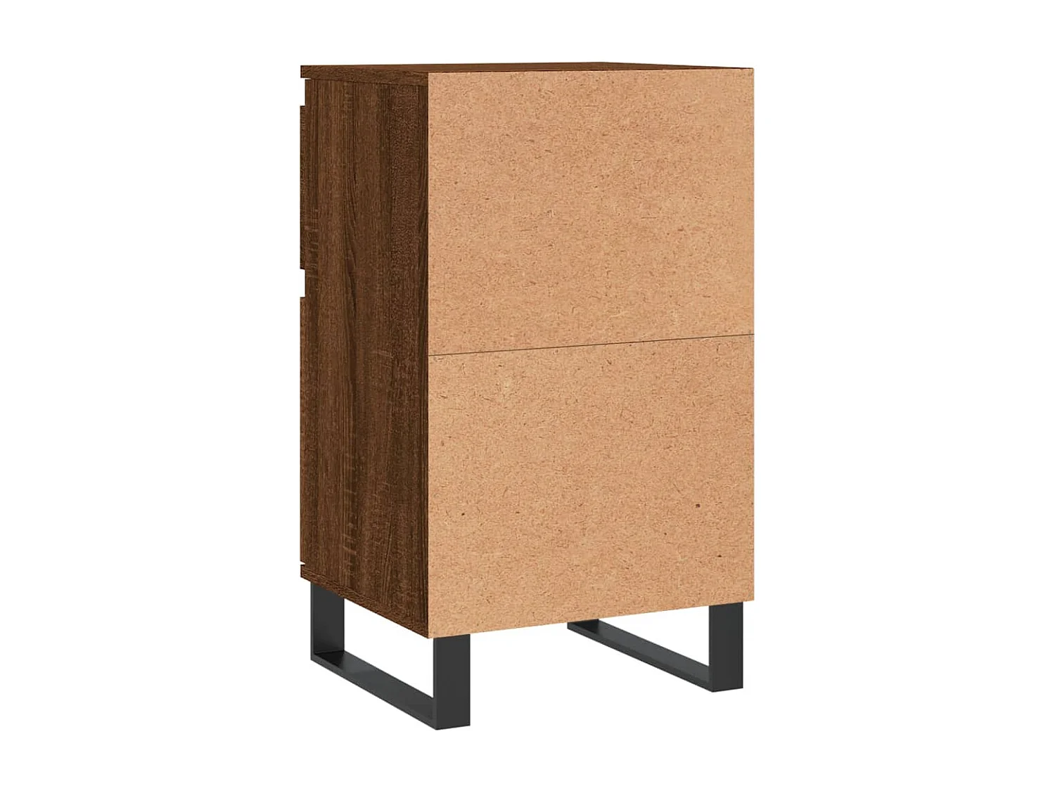 Buffets 2 pcs chêne marron 40x35x70 cm bois d'ingénierie