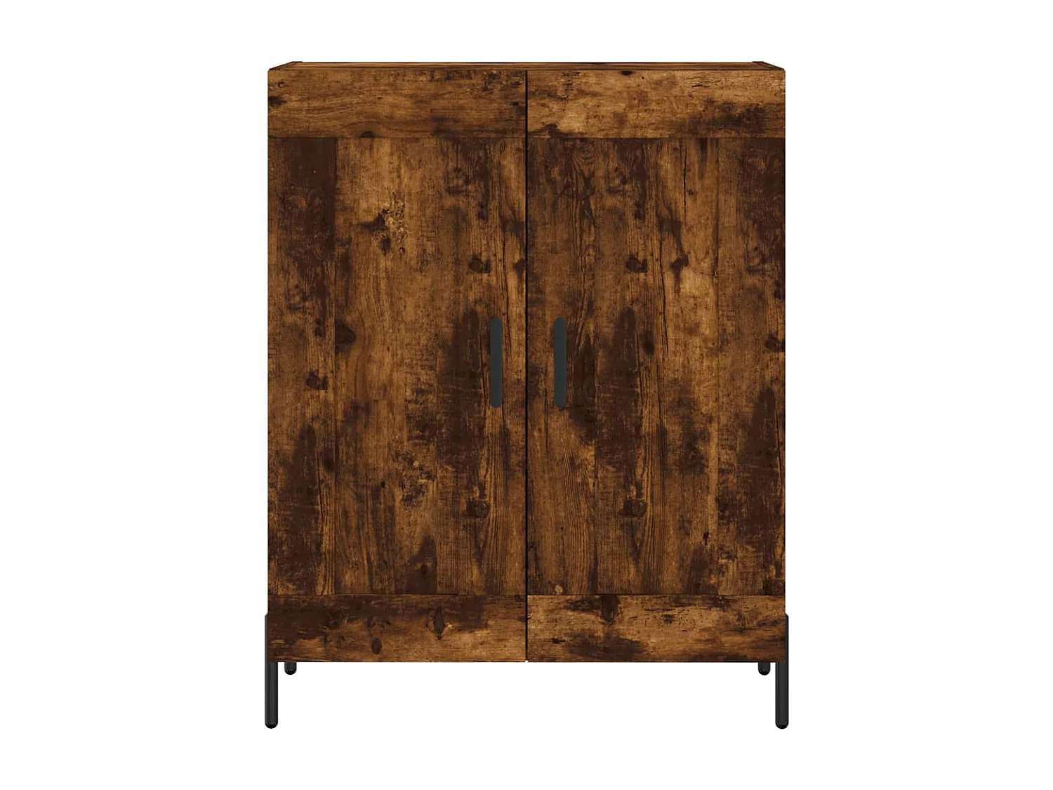 Dressoir 69,5x34x90 cm bewerkt hout gerookt eikenkleurig