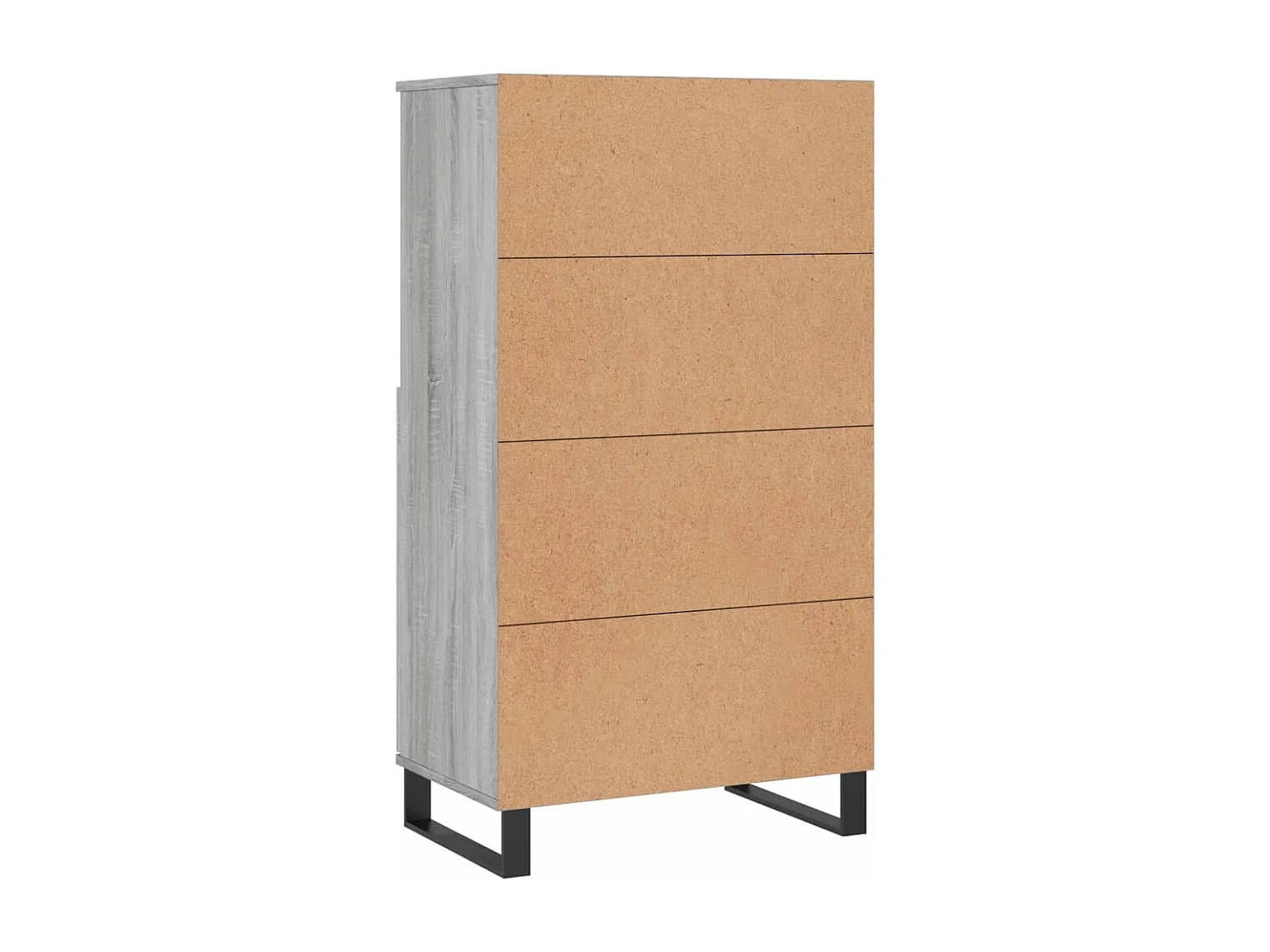 Buffet haut Sonoma gris 60x36x110 cm Bois d'ingénierie