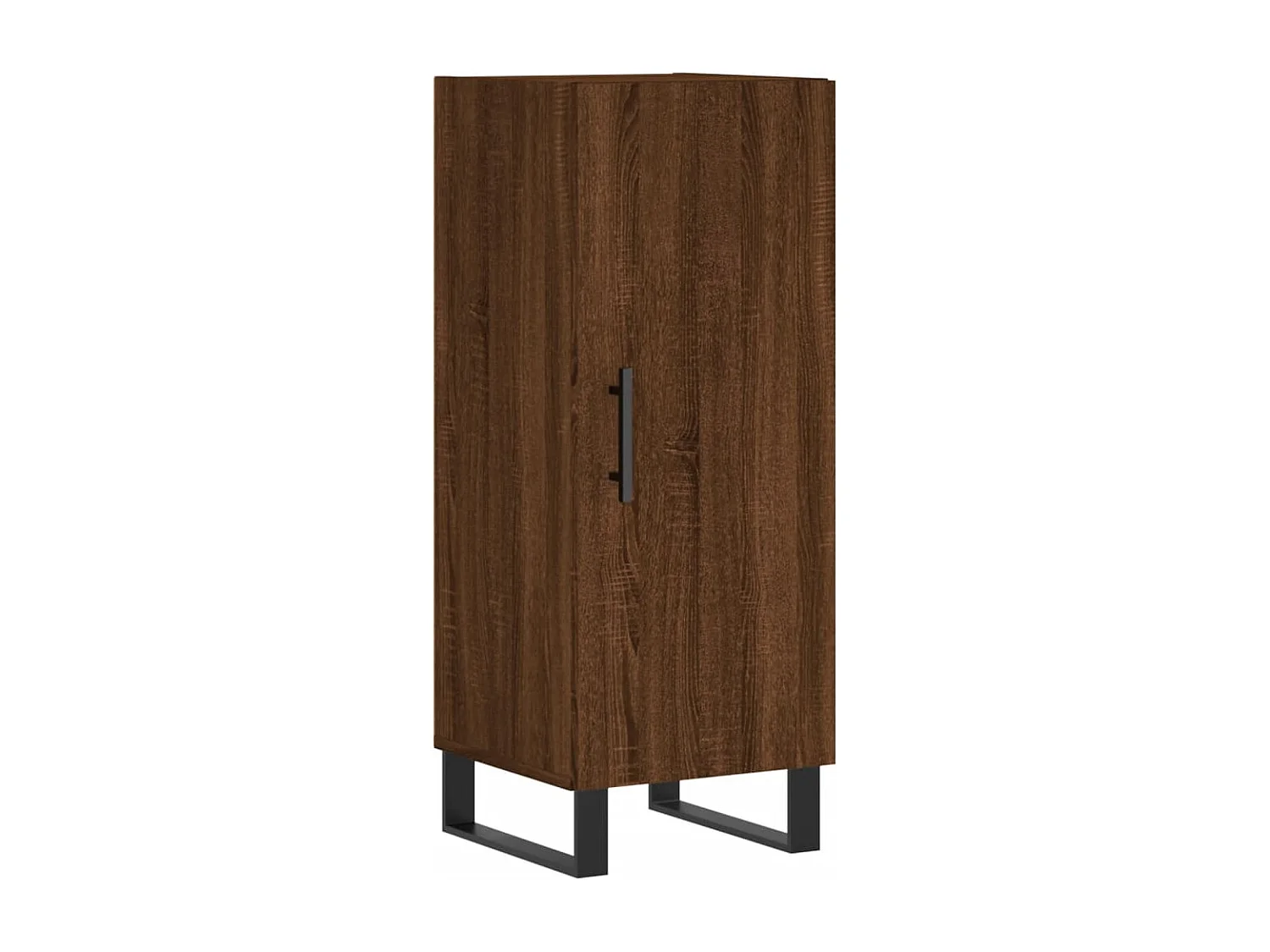 Sideboard Braun Eichen-Optik 34,5x34x90 cm Holzwerkstoff