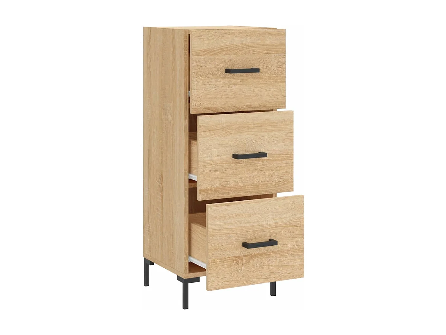 Sideboard Sonoma-Eiche 34,5x34x90 cm Holzwerkstoff