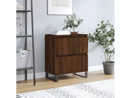 Kauf Unique Sideboard Braun Eichen-Optik 60x35x70 cm Holzwerkstoff