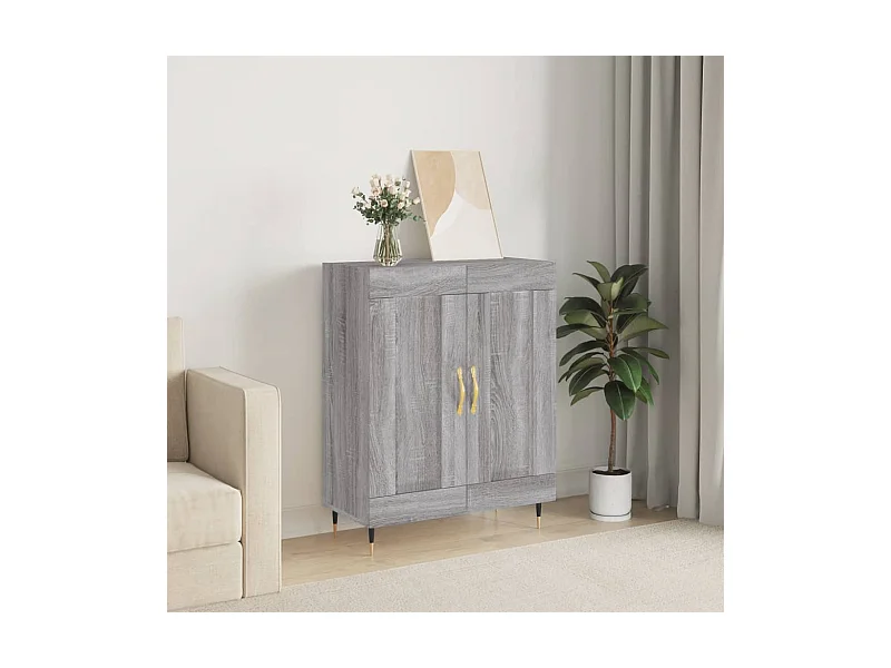 Sideboard Grau Sonoma 69,5x34x90 cm Holzwerkstoff