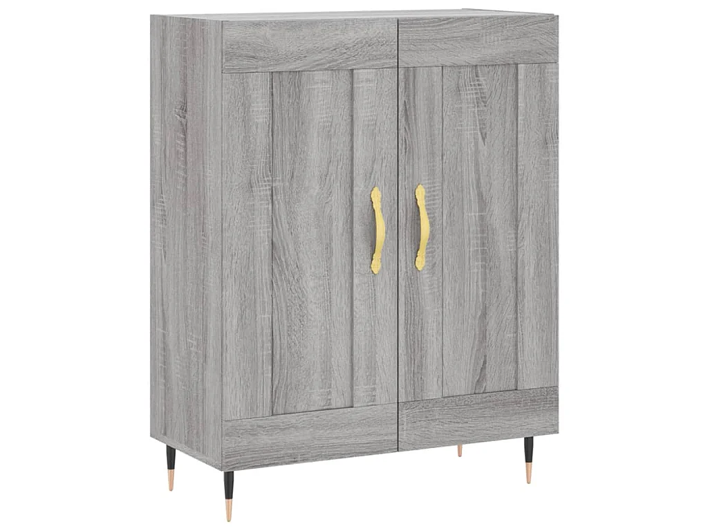Buffet sonoma gris 69,5x34x90 cm bois d'ingénierie