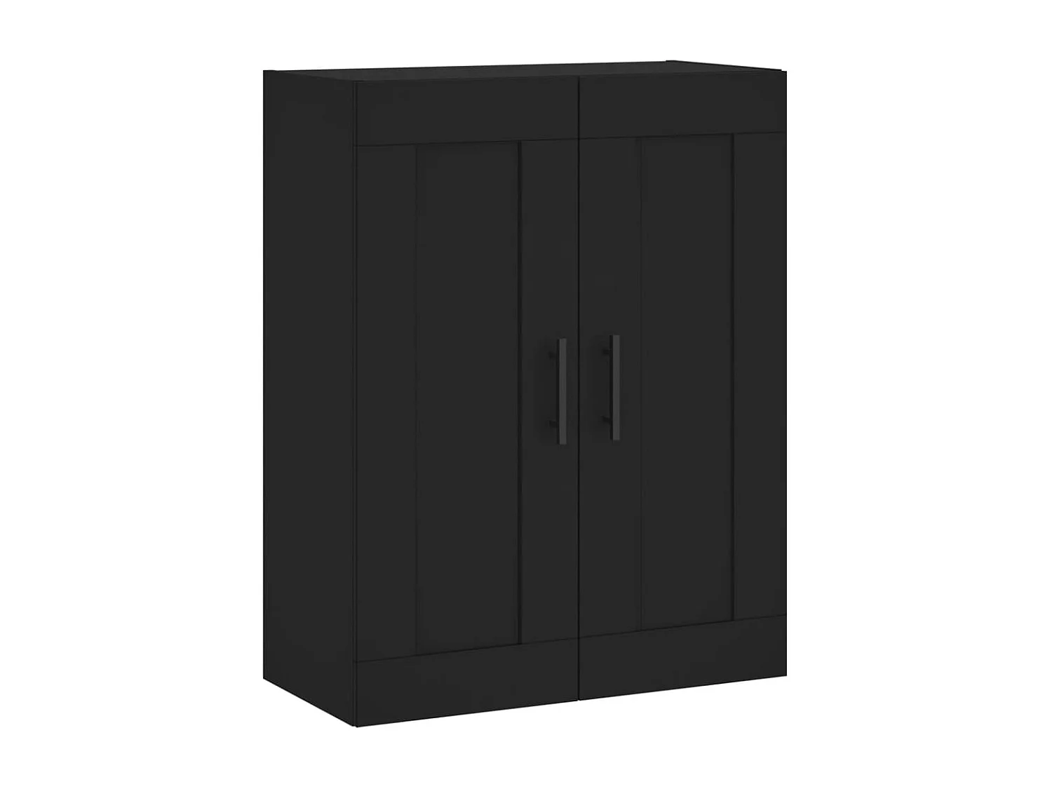 Armoire murale noir 69,5x34x90 cm bois d'ingénierie