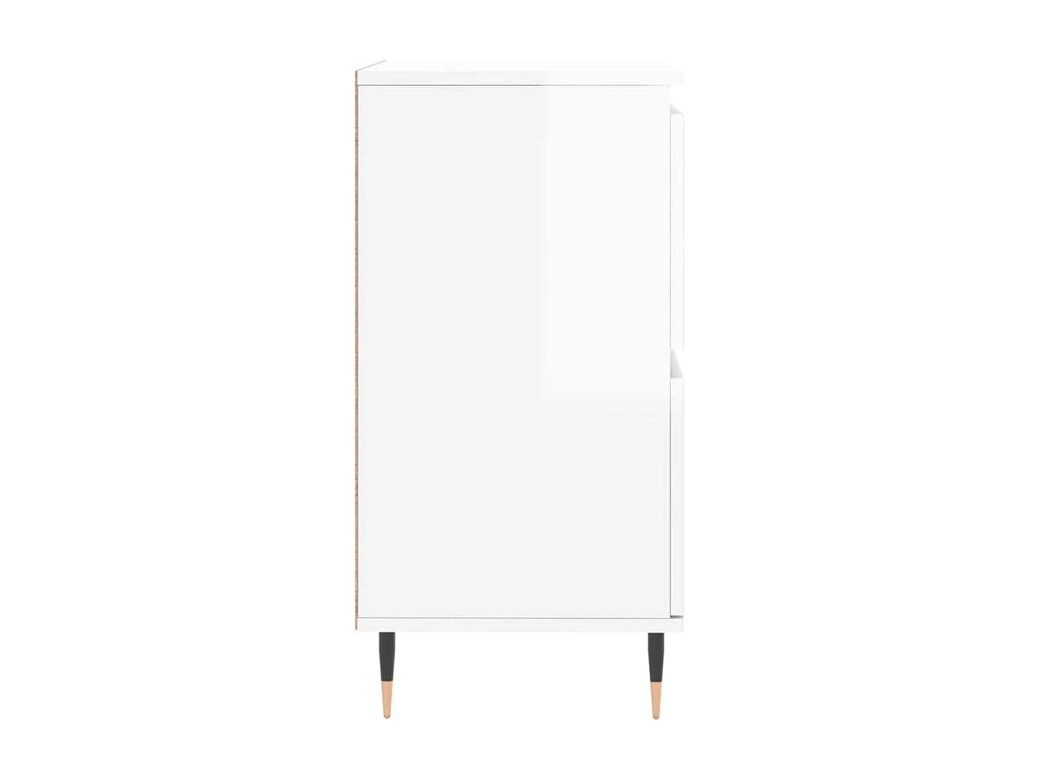 Aparador 60x35x70 cm derivados de madeira branco brilhante