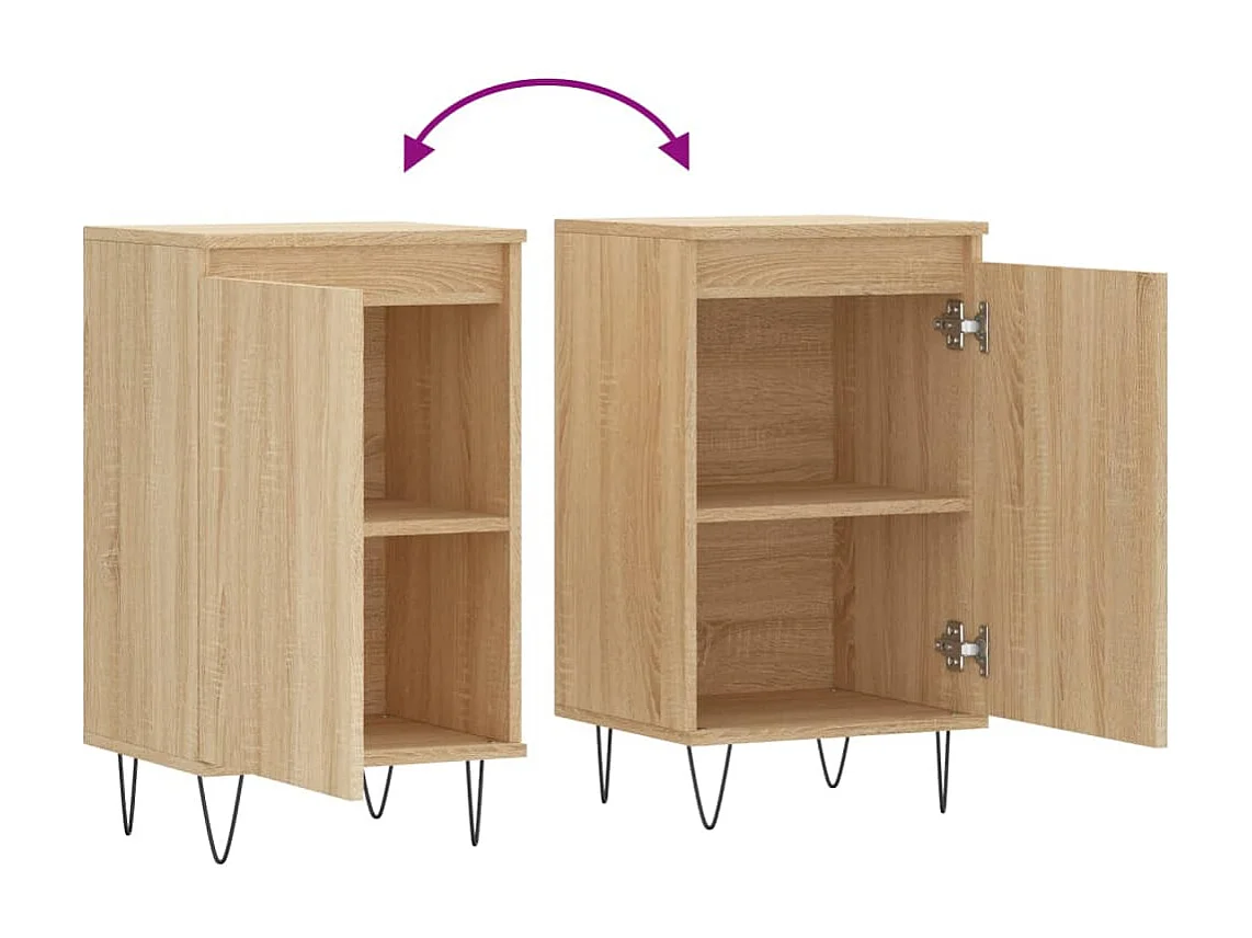 Sideboard Sonoma-Eiche 40x35x70 cm Holzwerkstoff