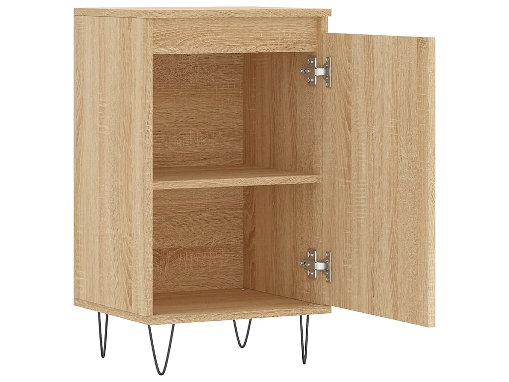 Buffet chêne sonoma 40x35x70 cm bois d'ingénierie