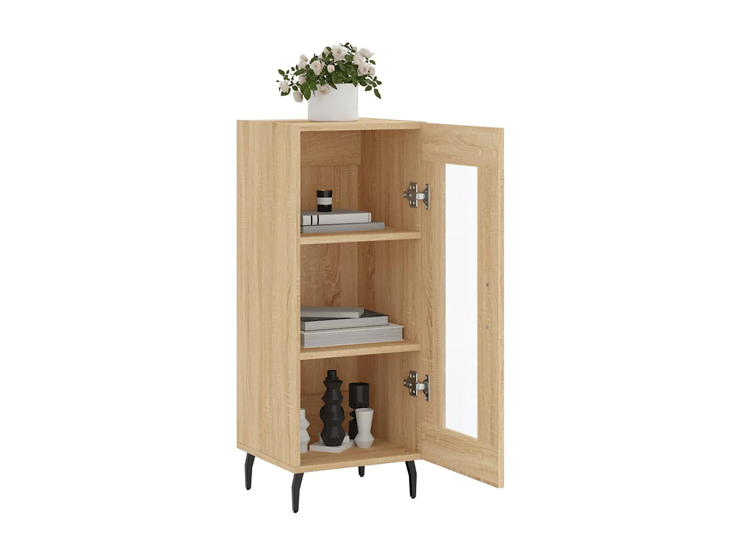 Buffet Chêne sonoma 34,5x34x90 cm Bois d'ingénierie