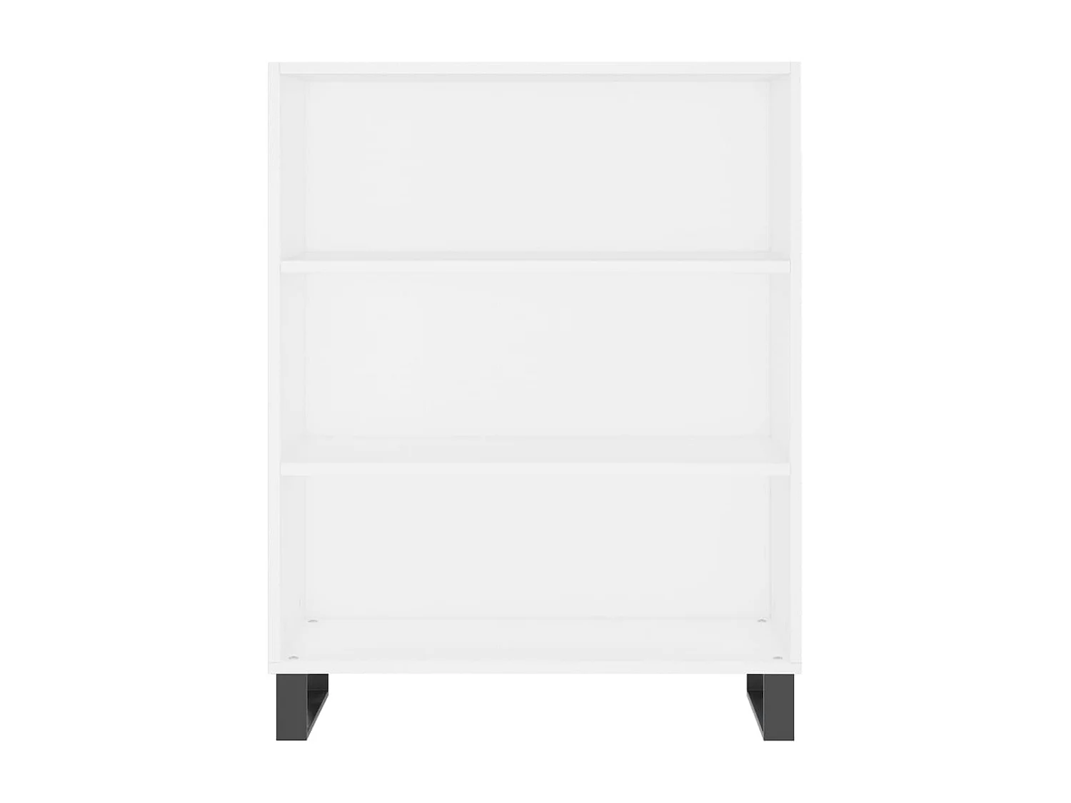 Buffet haut Blanc 69,5x34x180 cm Bois d'ingénierie