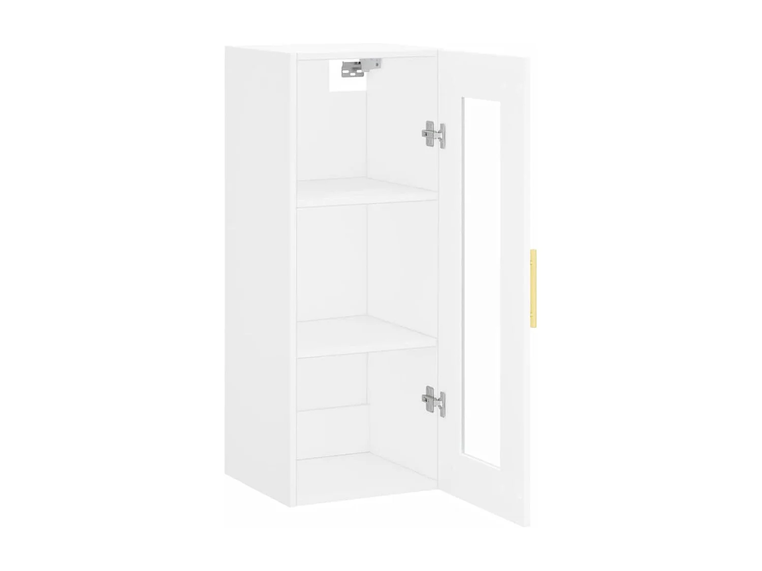 Armoire murale blanc 34,5x34x90 cm