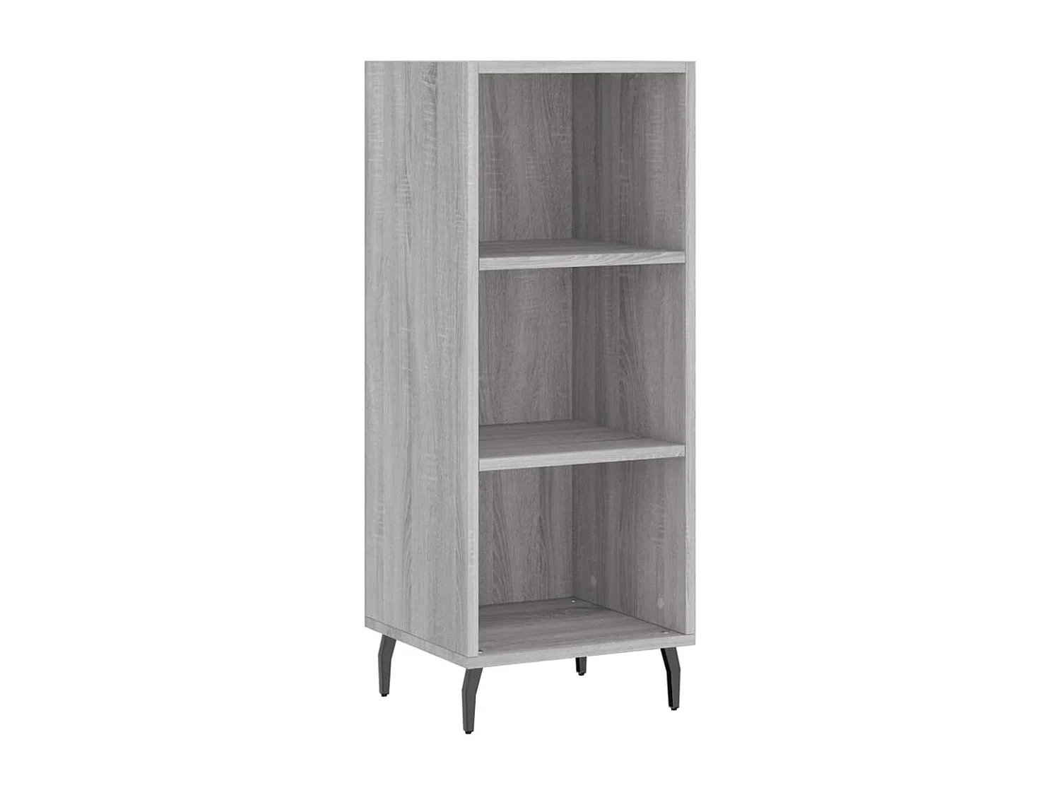 Credenza Grigio Sonoma 34,5x34x180 cm in Legno Multistrato
